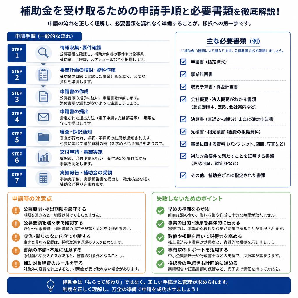 申請方法と必要書類