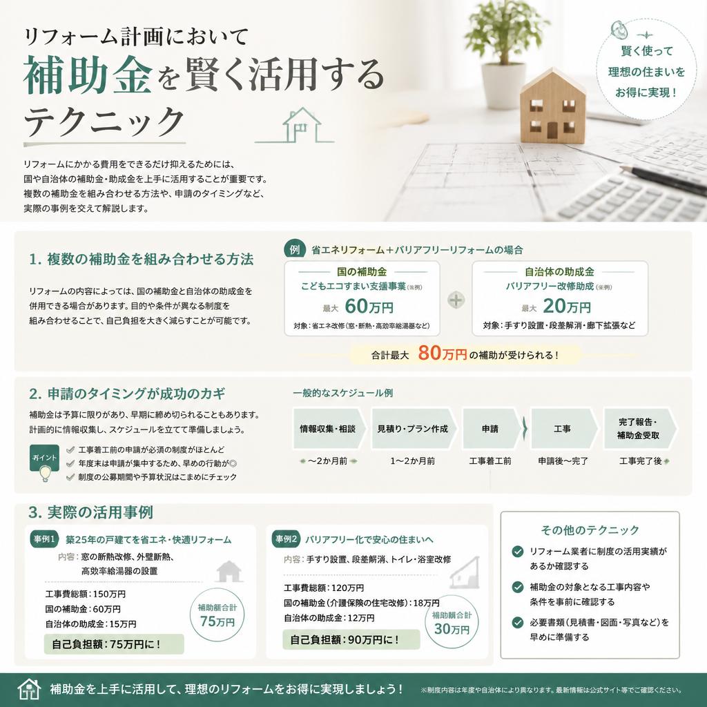 賢い補助金の活用法