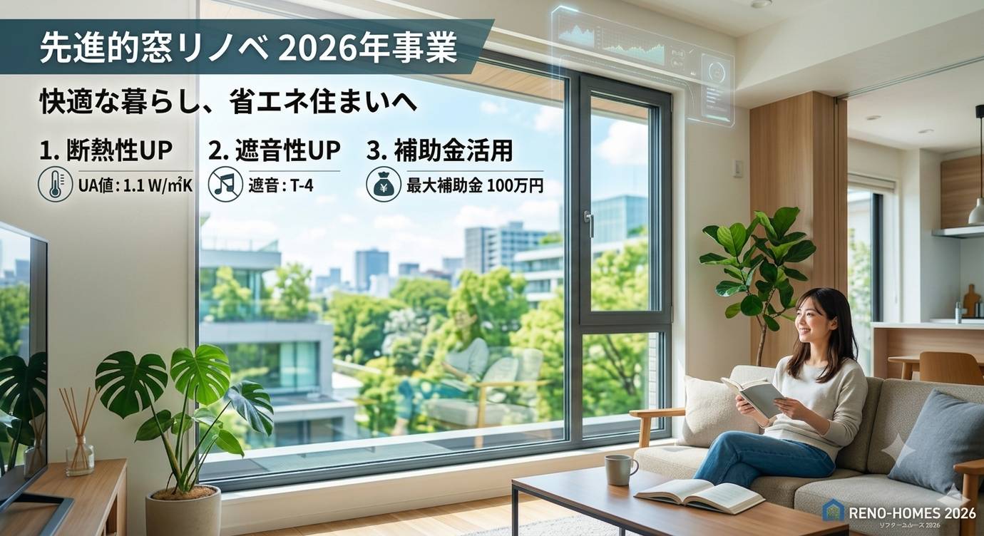 【2026年】窓のリフォームを賢く補助金活用！