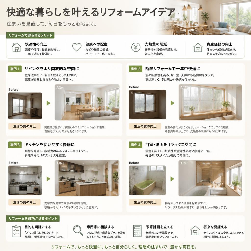 居住空間を改善するための提案