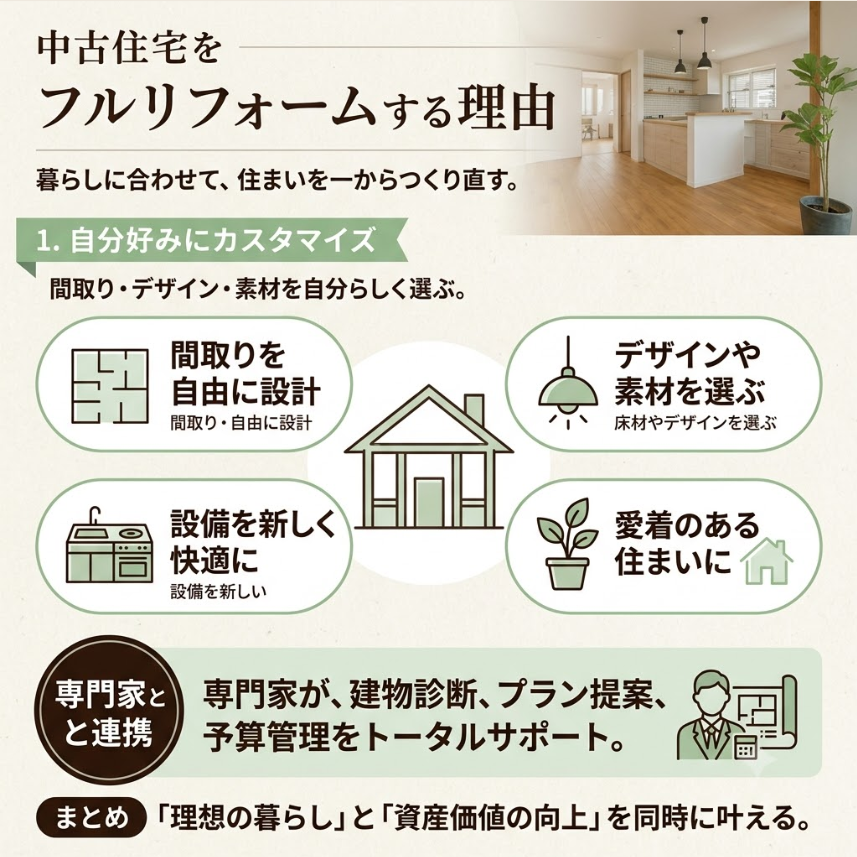 リフォームを考える理由