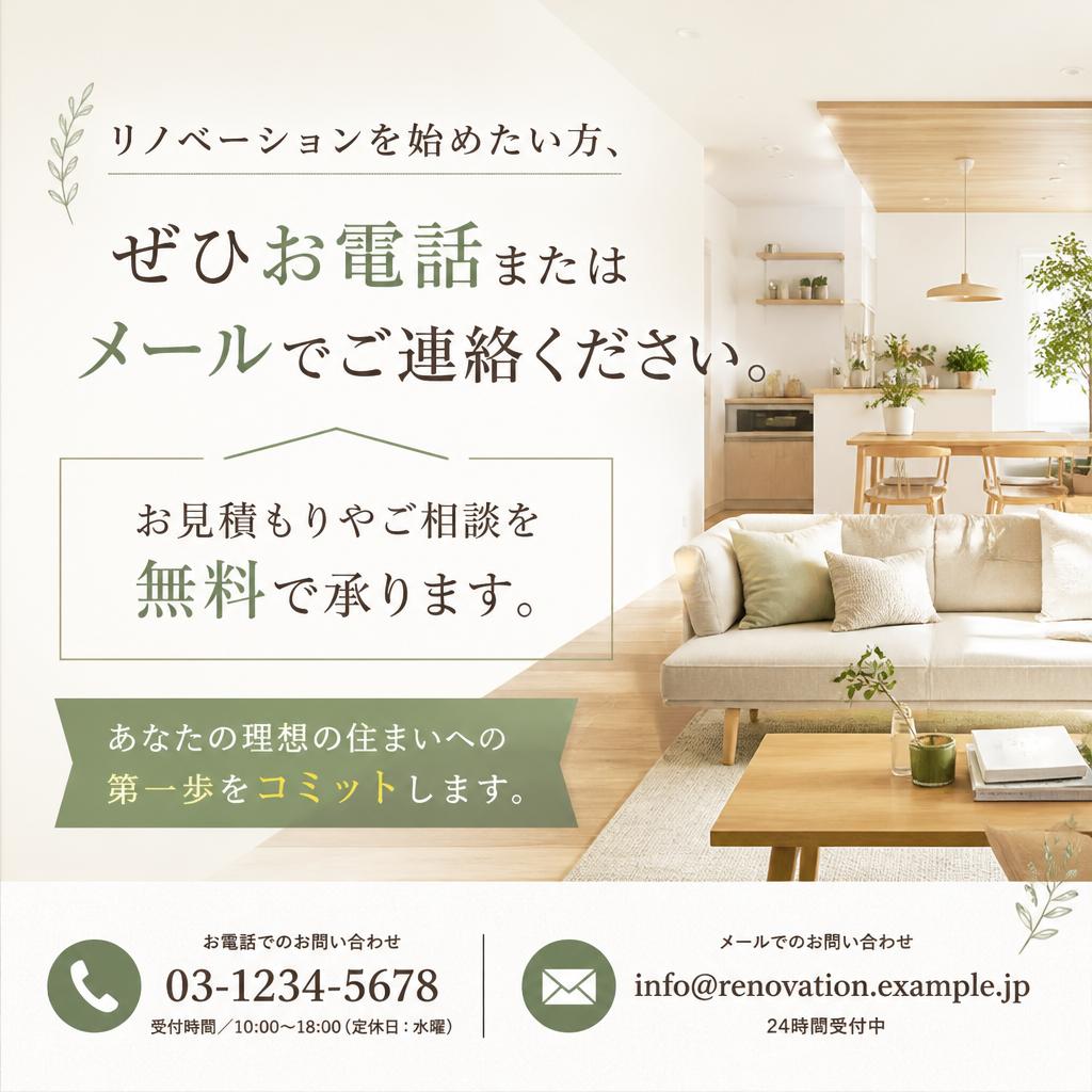 今すぐお問い合わせを！
