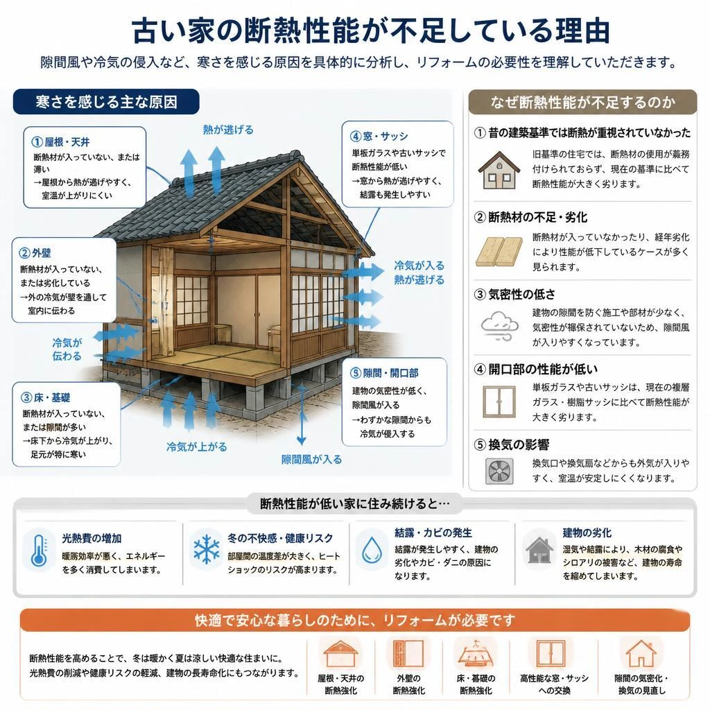 2. 古い家が寒い理由とは？