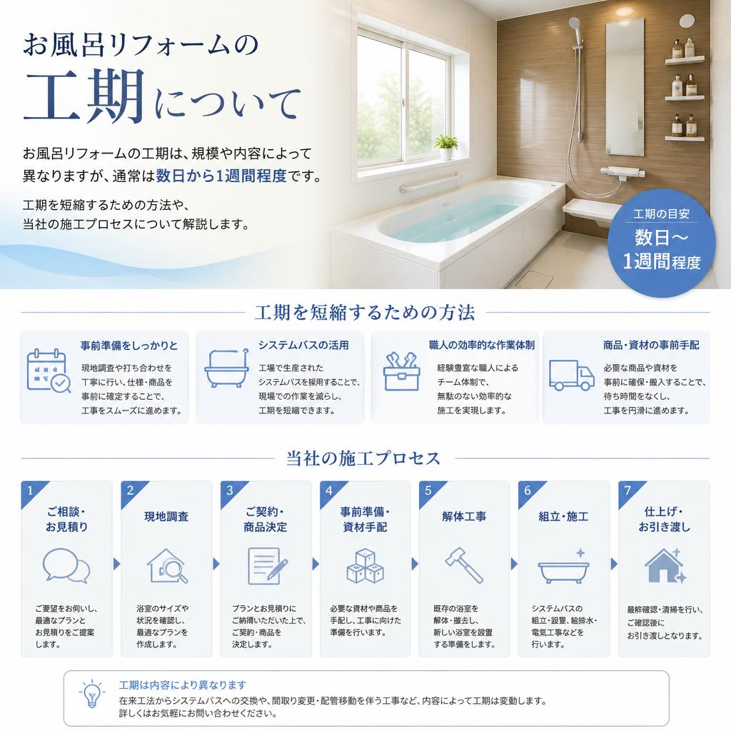 工期の目安を知ろう